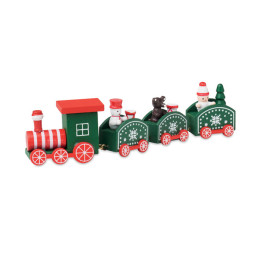 JUNA · Train de Noël en bois CX1559-00