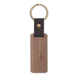 NAWKEY · Porte-clés en noyer et PU MO2369-40