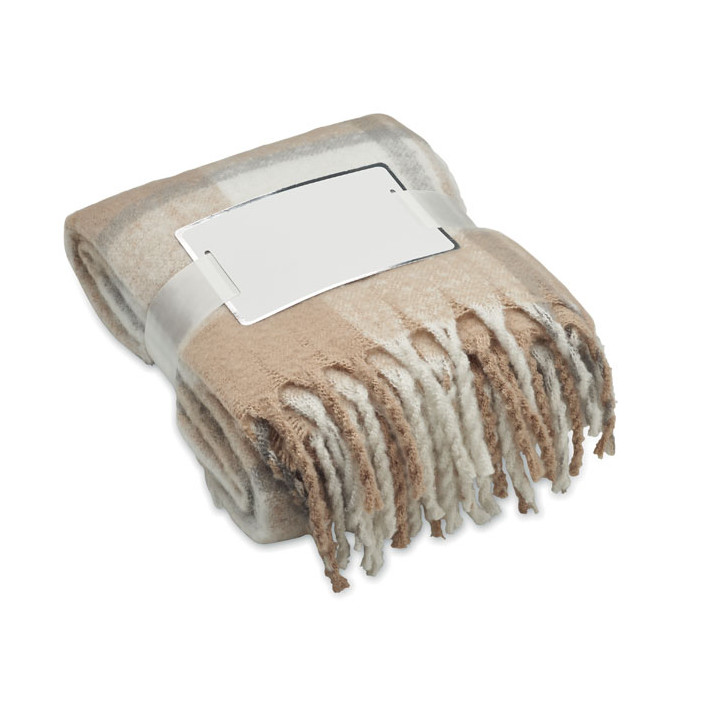 QUET · Couverture en mohair à carreaux MO2382-13