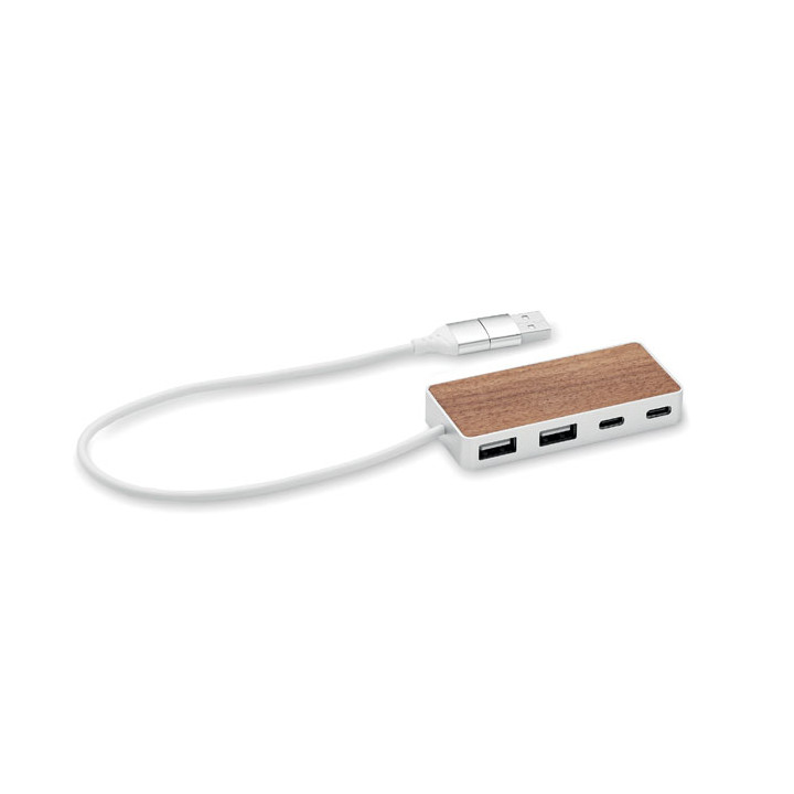 UBAH · Hub USB 4 ports 27,5 cm MO2387-40