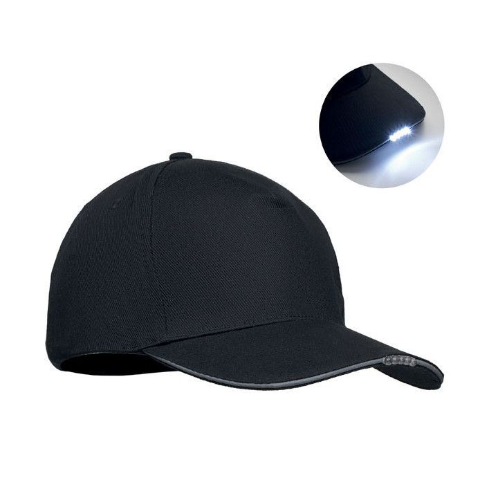 LUZCAP · Casquette en coton LED à 5 pans MO2439-03
