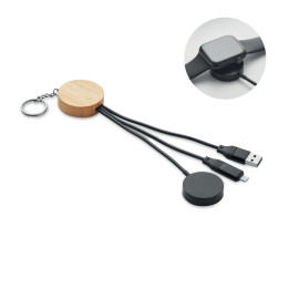 BULE · Porte-clés câble 4 en 1 60W MO2451-03