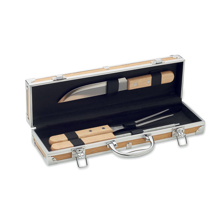 TOOLDERA · Ustensiles BBQ en acier inox. MO2471-40