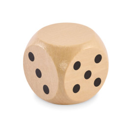 DADO · Dés en bois Schima de 5cm dia MO2614-40