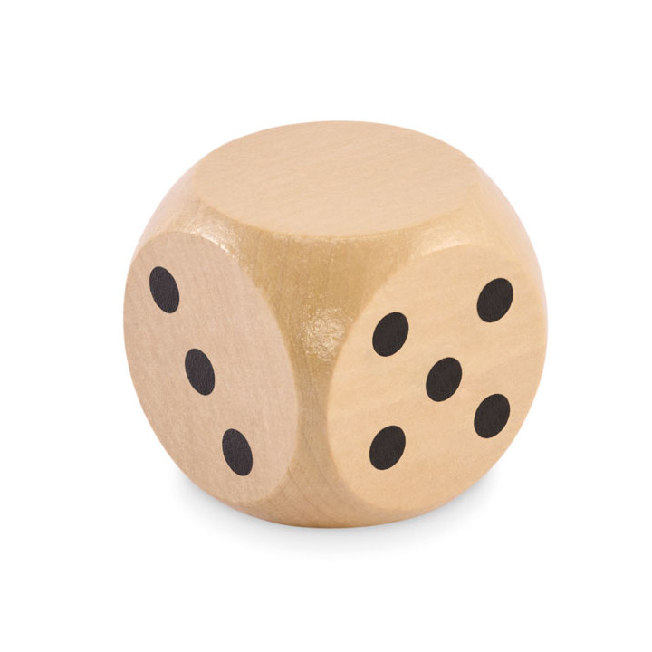 DADO · Dés en bois Schima de 5cm dia MO2614-40
