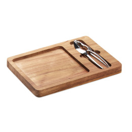 NUTPLATE · Set de casse-noix en acacia MO2627-40