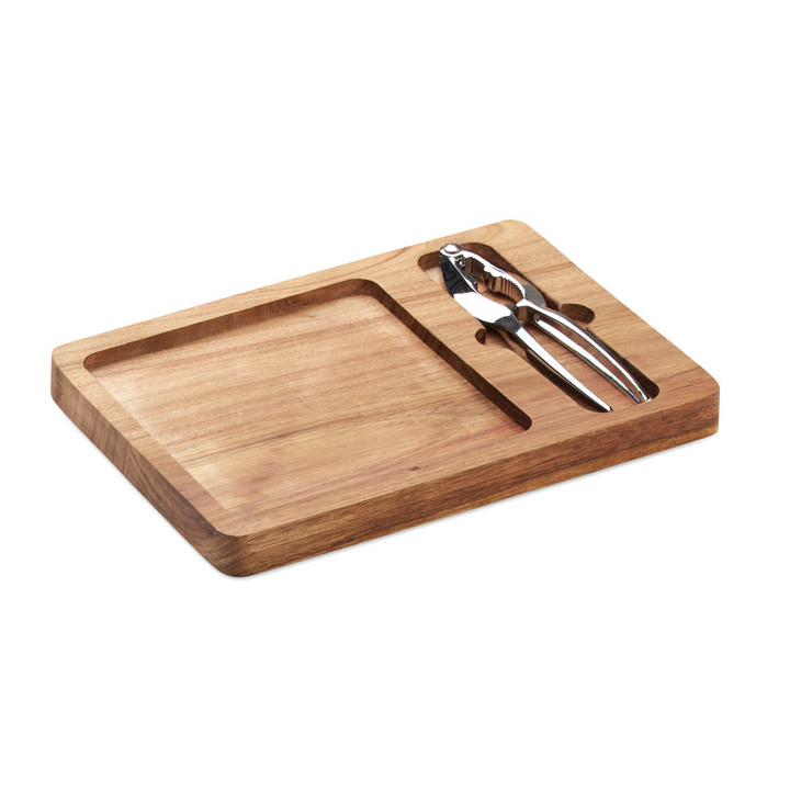 NUTPLATE · Set de casse-noix en acacia MO2627-40