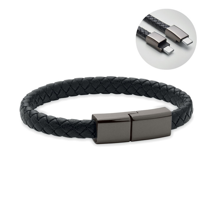 FAULETI CHARGE · Câble bracelet tressé type C MO2646-03