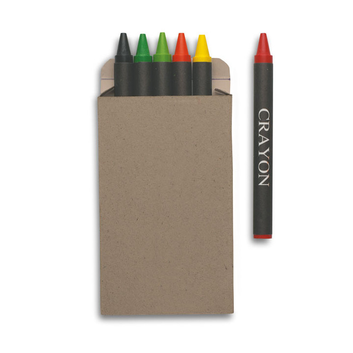 BRABO · Etui 6 crayons cire IT2172-99