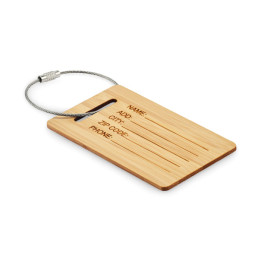 MIO · Étiquette de bagage en bambou MO2815-40
