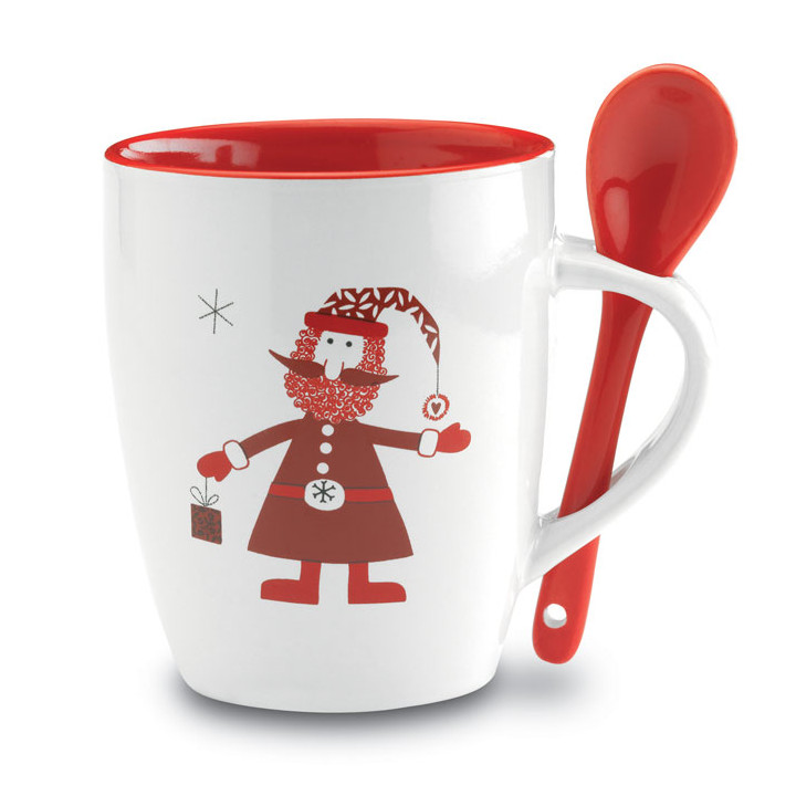 CLAUS · Mug avec petite cuillère 250ml CX1304-99