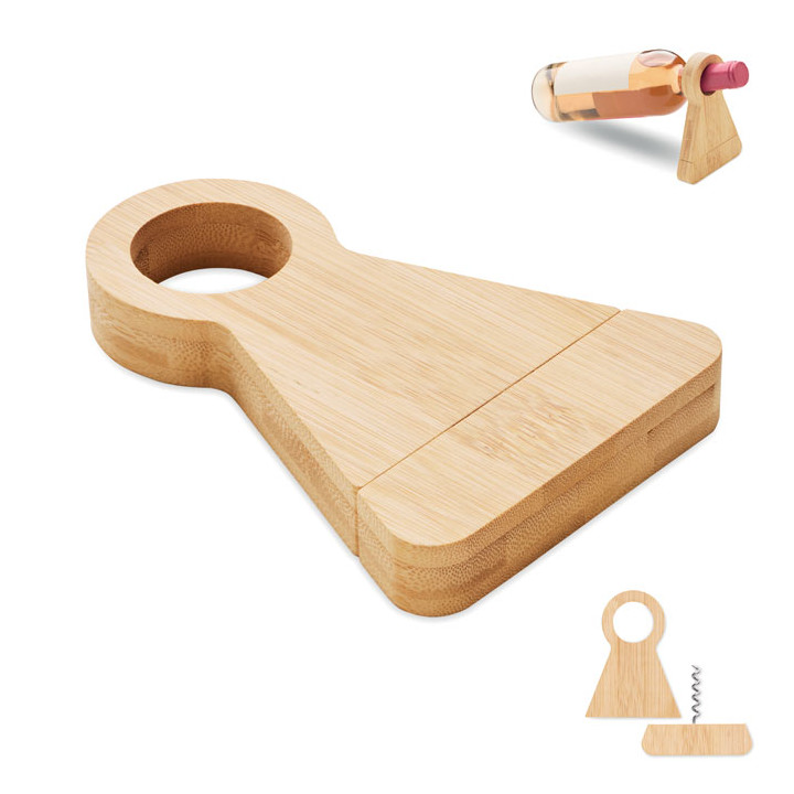 STANDTURN · Support décapsuleur en bambou MO3104-40