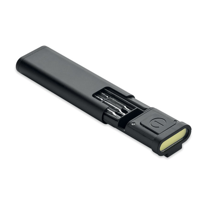 SCRUDRIVE · Lampe COB avec jeu de tournevis MO3127-03
