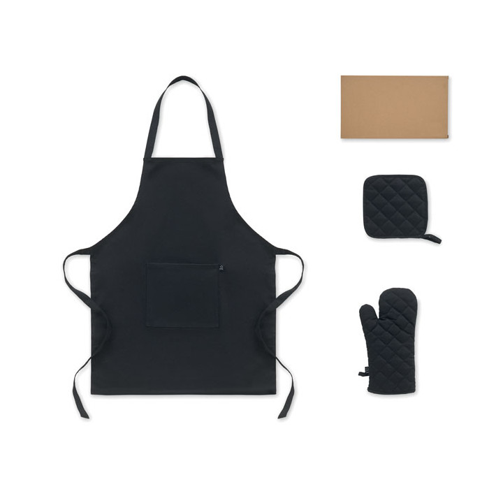 GALA SET · Set de cuisine en coton recyclé MO3171-03