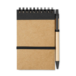 SONORA · Bloc-notes recyclé et stylo IT3789-03
