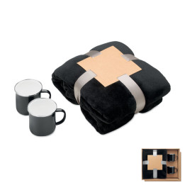 AGRADABLE · Ensemble couverture et 2 mugs MO3207-03