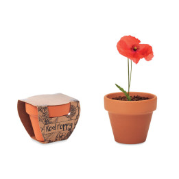 RED POPPY · Pot graines de coquelicot MO6148-40