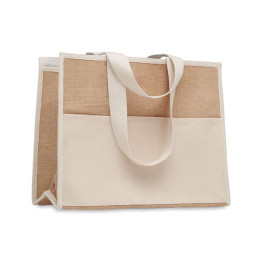 CAMPO DE GELI · Sac shopping en toile et jute MO6160-13