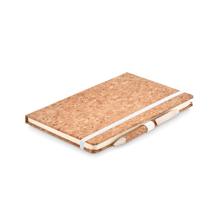 SUBER SET · Carnet A5 & stylo en liège MO6202-13