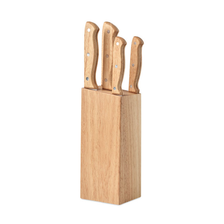 GOURMET · Set de 5 couteaux dans socle MO6308-40
