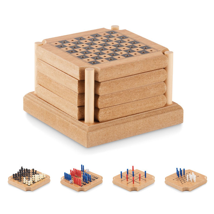 COASTGAME · Jeu de sous-verre 4 pièces MO6382-40