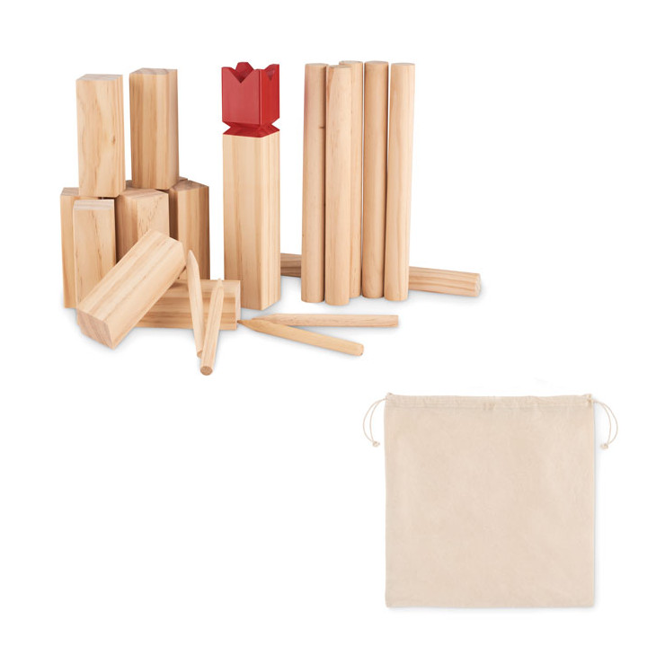 KING · Jeu de lancer en bois de pin MO6396-40