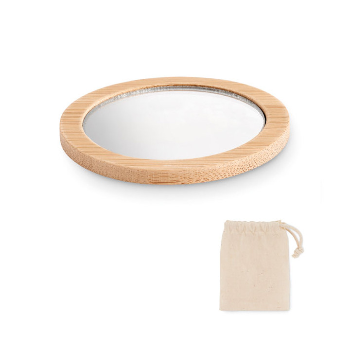 MALAY · Miroir de poche en bambou MO6406-40