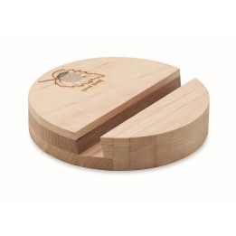 GROW ROUND STAND · Support de téléphone en bouleau MO6691-40