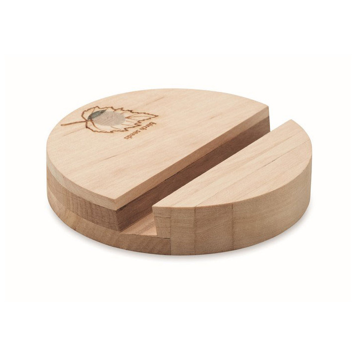 GROW ROUND STAND · Support de téléphone en bouleau MO6691-40