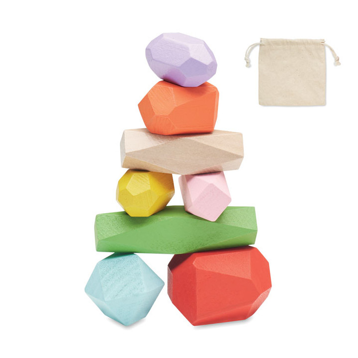 DOLMEN · 8 Pieces en bois empilables MO6710-13
