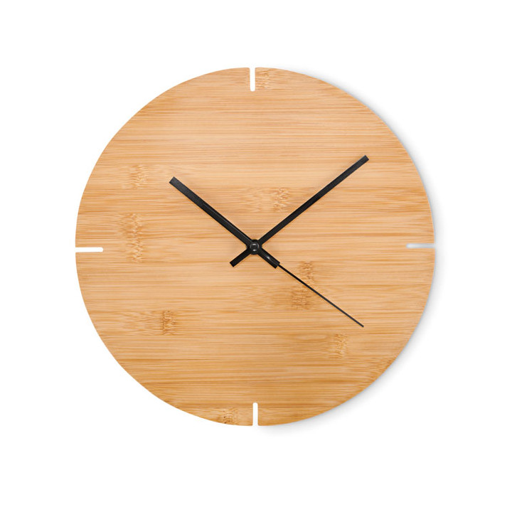 ESFERE · Horloge murale en bambou MO6792-40