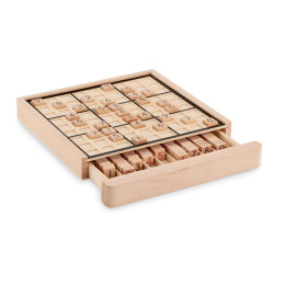 SUDOKU · Jeu de plateau sudoku en bois MO6793-40