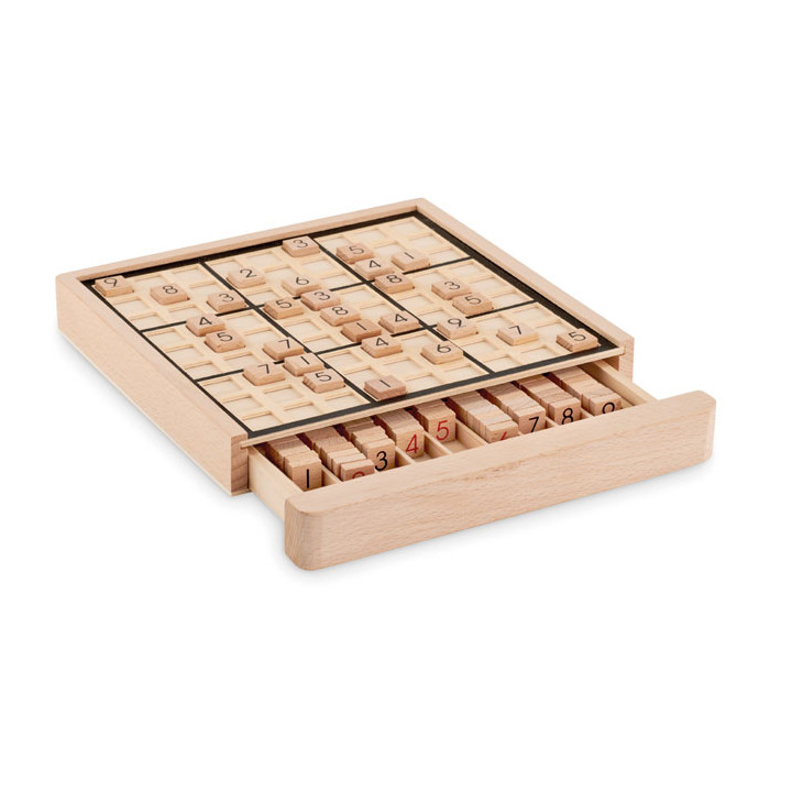 SUDOKU · Jeu de plateau sudoku en bois MO6793-40