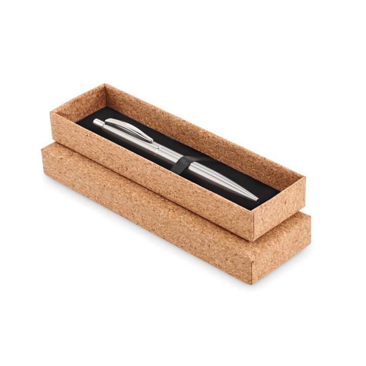 GRAZ · Stylo en acier inox. recyclé MO6794-16