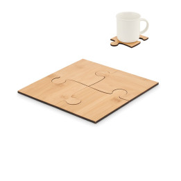 LEPY · Lot de 4 sous-verres puzzle MO6796-40