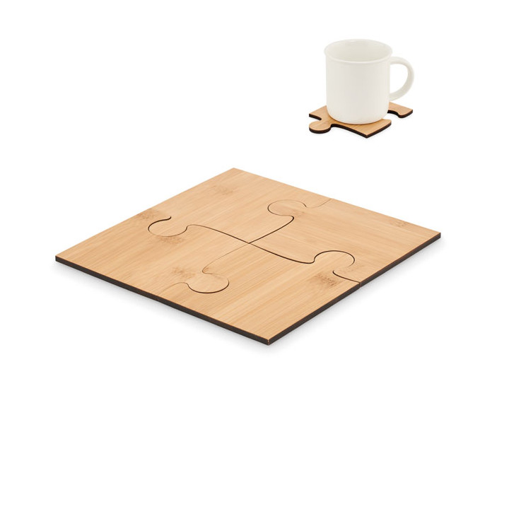 LEPY · Lot de 4 sous-verres puzzle MO6796-40