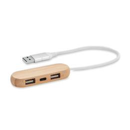 VINA C · Hub USB 3 ports câble 2 en 1 MO6848-40