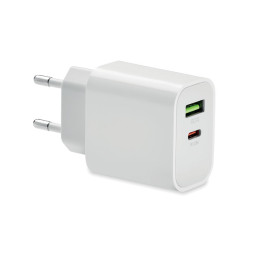 PORT · Chargeur 18W 2 ports, prise UE MO6879-06