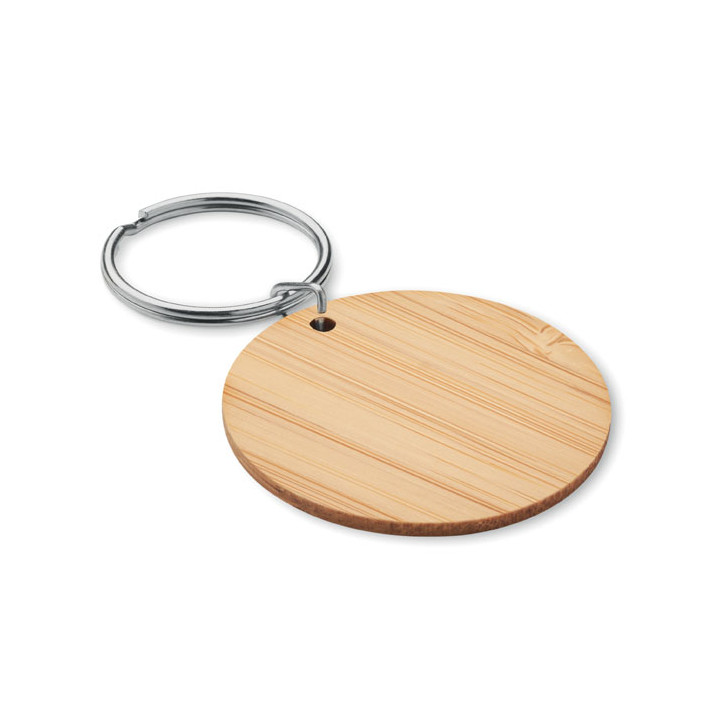 ROUNDBOO · Porte-clés rond en bambou MO6977-40