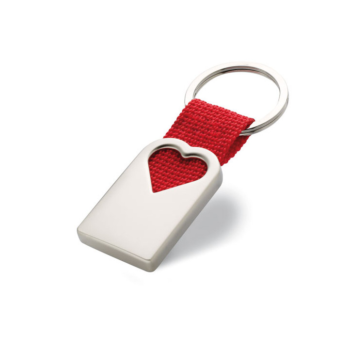 BONHEUR · Porte clef coeur en métal MO7155-05