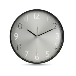 RONDO · Horloge murale fond argent MO7503-03