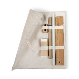 ECOSET · Set d'écriture,pochette coton MO7755-13