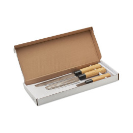 TAKI · Set 3 couteaux style japonais KC6841-99