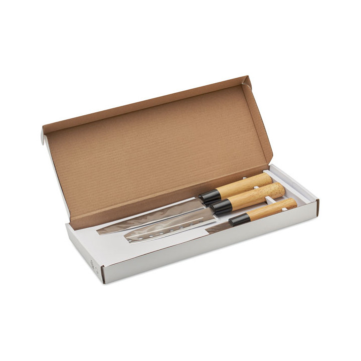 TAKI · Set 3 couteaux style japonais KC6841-99