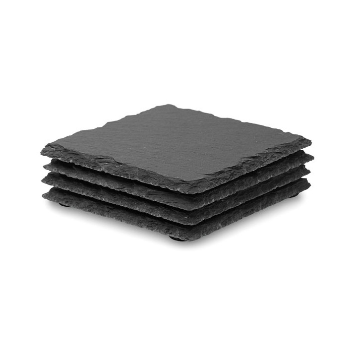 SLATE4 · Sous-verres en ardoise MO9124-03