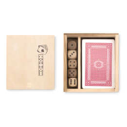 LAS VEGAS · Cartes à jouer et 5 Dés MO9187-40