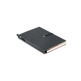 RECONOTE · Carnet recyclé ligné et stylo MO9213-03