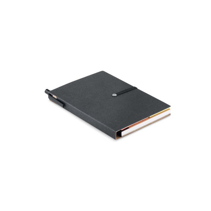 RECONOTE · Carnet recyclé ligné et stylo MO9213-03