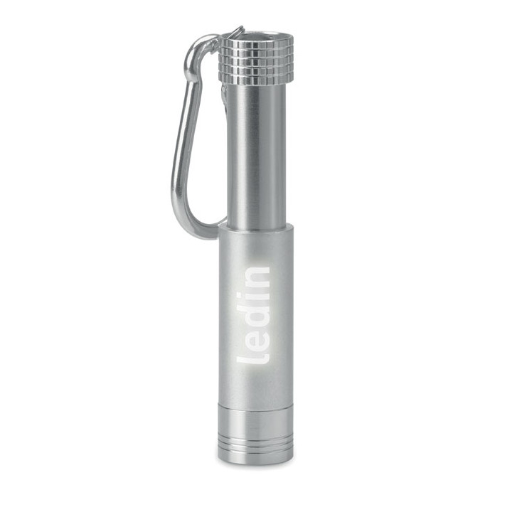 POP LIGHT · Porte-clés LED en alu /ABS MO9381-14