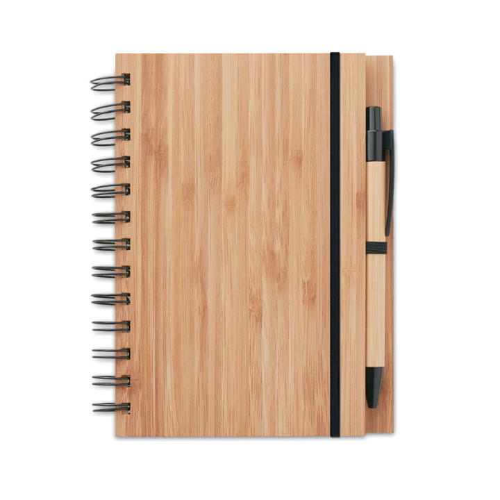 BAMBLOC · Carnet et stylo en bambou MO9435-40